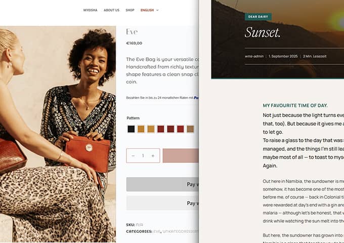 Why the Blog and the Shop Live in Different Places